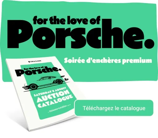 For the love of Porsche banner