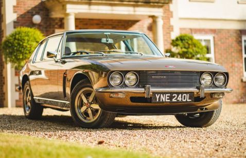 A picture of a classic Jensen