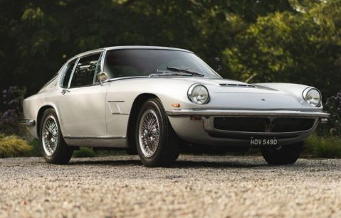 A picture of a classic Maserati