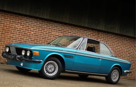 Turquoise Metallic BMW E9 CSI 3.0 - Just one of many vehicles available for auction & purchase via Car and Classic