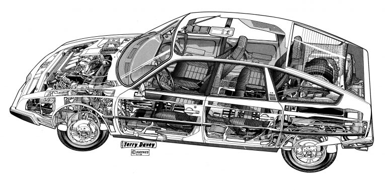 Terry Davey, Citroen, CX, Haynes
