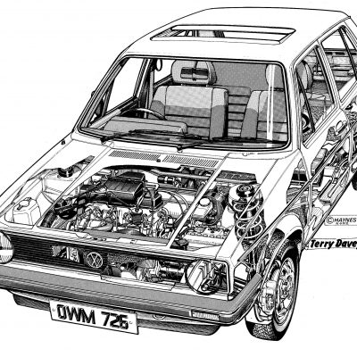Terry Davey, Haynes, Volkswagen Golf, Golf GTi, Mk1 Golf GTi