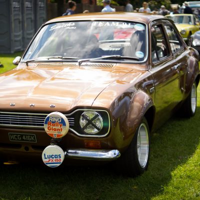 Wallingford, Wallingford vehicle rally, classic car, car meet, car event, Ford Escort