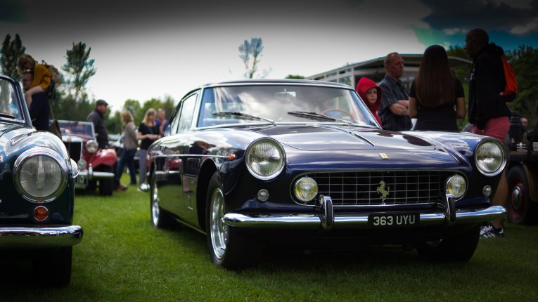 Wallingford, Wallingford vehicle rally, classic car, car meet, car event, Ferrari 250GTE