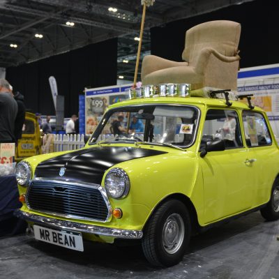 Car Show, Classic car show, London Motor Show, Mini, Mr Bean