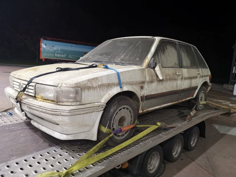 Austin, MG, Austin Maestro, MG Maestro, 2.0EFi, hot hatch, o series engine, British Leyland, classic car, retro car, project car, barn find, motoring, automotive, carandclassic, carandclassic.co.uk