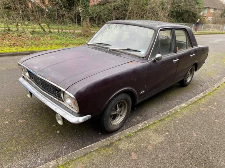 Ford, Ford Cortina, Ford Cortina 1600, Ford Cortina Mk2, Cortina 1600E, classic Ford, retro Ford, motoring, automotive, classic car, retro car, barn find, project car, restoration project, carandclassic, carandclassic.co.uk