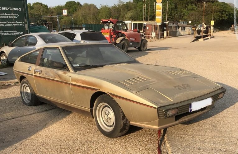 TVR, TVR Tasmin, Tasmin, wedge, classic car, retro car, barn find, restoration project, project car, garage find, car and classic, carandclassic.co.uk, motoring, automotive, retro, classic