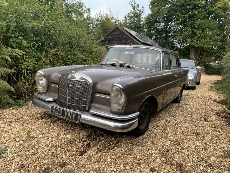 Mercedes, Mercedes-Benz, W111, Project car, barn find, restoration project, project Mercedes, classic car, retro car, motoring, automotive, carandclassic.co.uk, car and classic