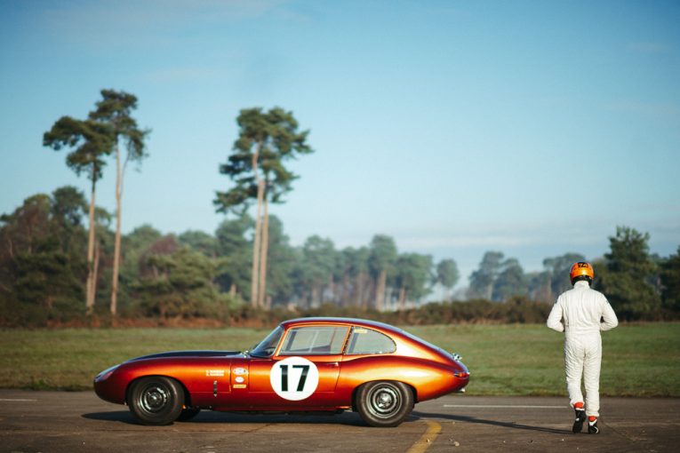 E Type, Jaguar E Type, race car, E Type race car, Jaguar, Classic Jaguar, custom car, retro car, motorsport, classic motorsport, Bridge Classic Cars, car and classic, carandclassic.co.uk, motoring, automotive,