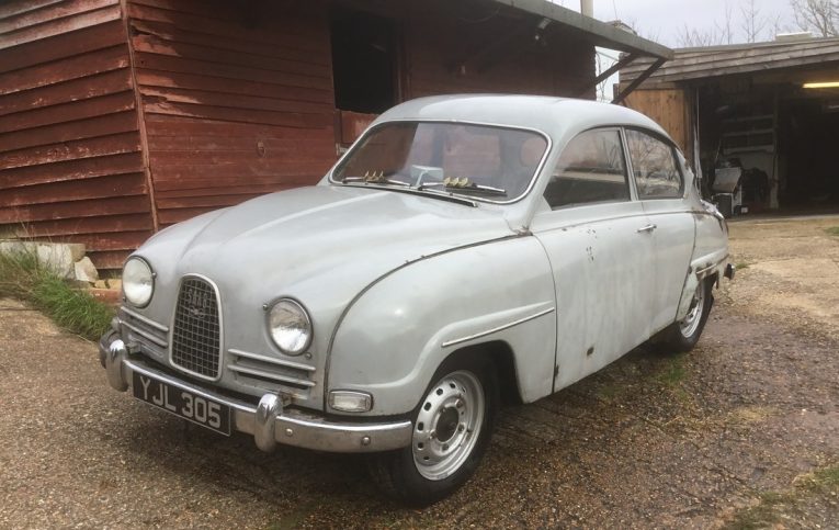 Saab, Saab 96, 96, classic saab, retro saab, classic car, retro car, barn find, restoration project, motoring, automotive, car and classic, carandclassic.co.uk, motoring, automotive,
