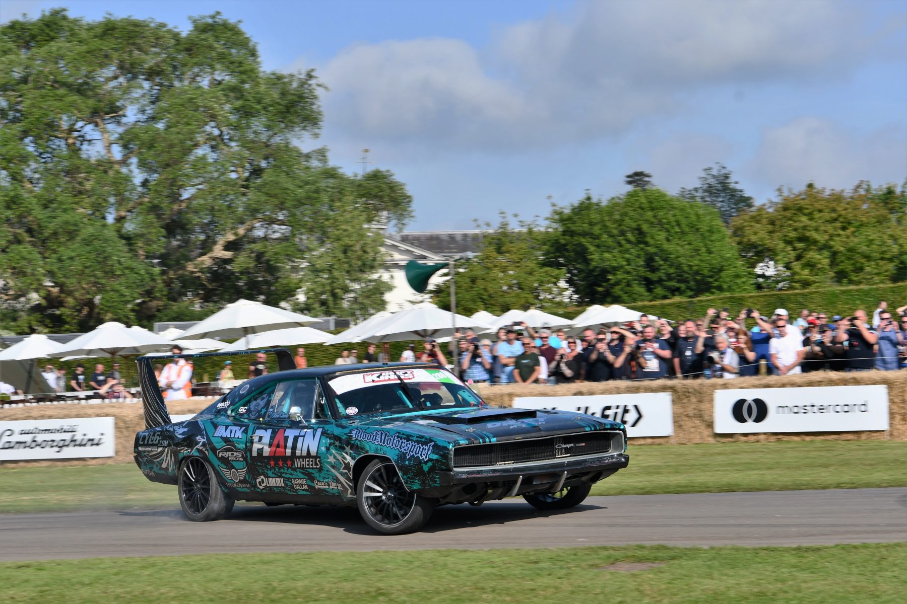 1968 Dodge Charger drift car at the 2022 Goodwood Festival of
