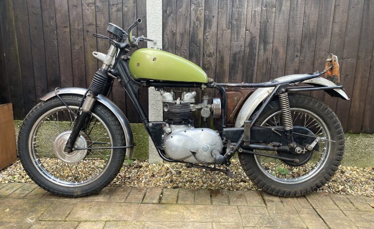 Triumph, Tiger, T100SC, Jack Pine, Competition Trophy, Triumph Tiger T100SC, Triumph Tiger, project bike, restoration project, motoring, automotive, car and classic, carandclassic.co.uk, retro, classic motorcycle, classic bike, classic, British bike, motorcycle