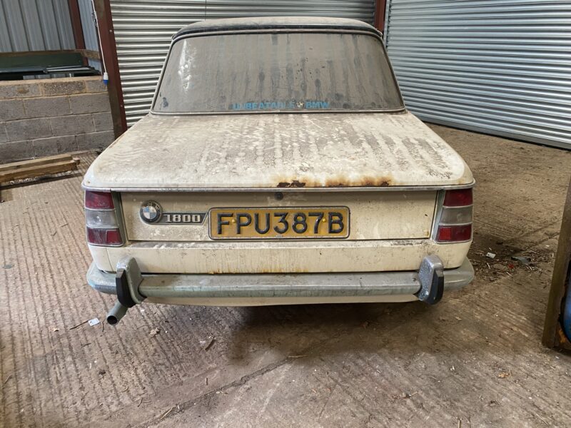 BMW 1800, BMW neue klasse, BMW new class, BMW, classic bmw, 1800, motoring, automotive, barn find, garage find, restoration project, restoration, classic, retro, motoring, automotive, car and classic, carandclassic.co.uk