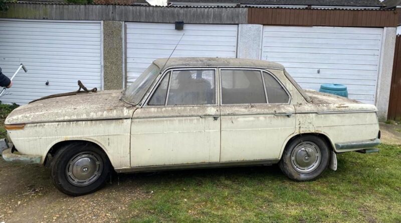 BMW 1800, BMW neue klasse, BMW new class, BMW, classic bmw, 1800, motoring, automotive, barn find, garage find, restoration project, restoration, classic, retro, motoring, automotive, car and classic, carandclassic.co.uk