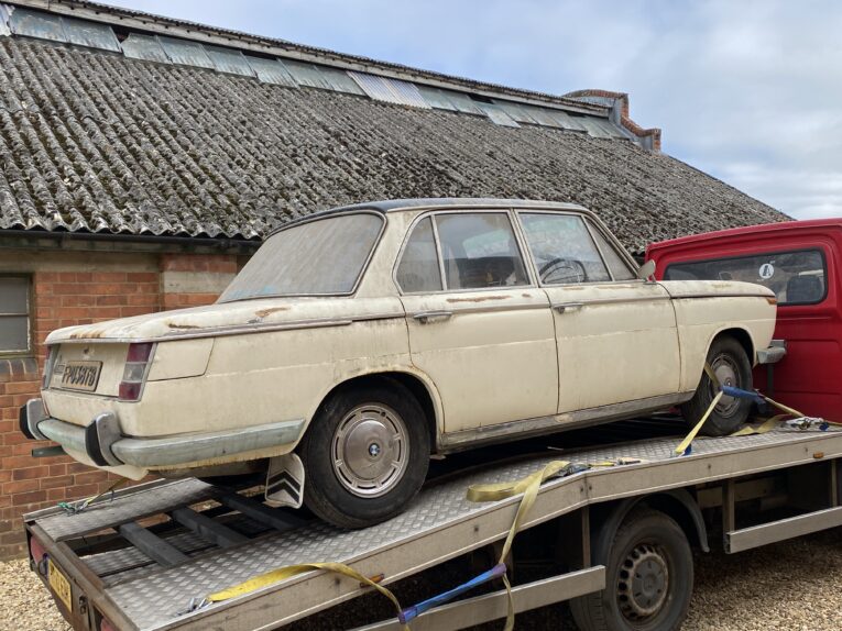 BMW 1800, BMW neue klasse, BMW new class, BMW, classic bmw, 1800, motoring, automotive, barn find, garage find, restoration project, restoration, classic, retro, motoring, automotive, car and classic, carandclassic.co.uk