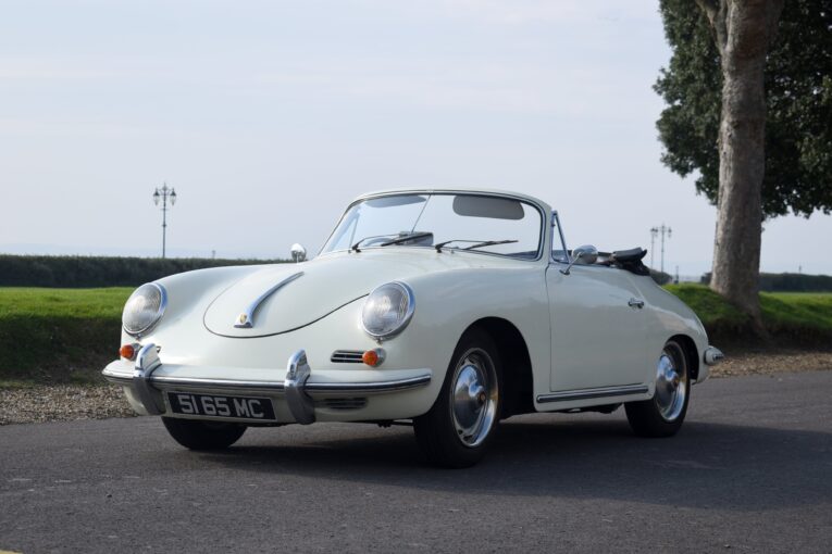 Porsche, 356, 356B, Porsche 356B, Super 90, cabriolet, air-cooled, boxer, car and classic, car and classic auctions, carandclassic.co.uk, motoring, automotive, convertible, auction, motoring, automotive, classic, retro