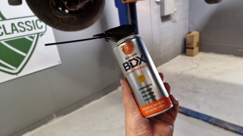 Bulldog, Bulldog BDX, BDX, oil, penetrating fluid, car repair, restoration, project car, home mechanic, car and classic, carandclassic.co.uk, classic car, retro car,