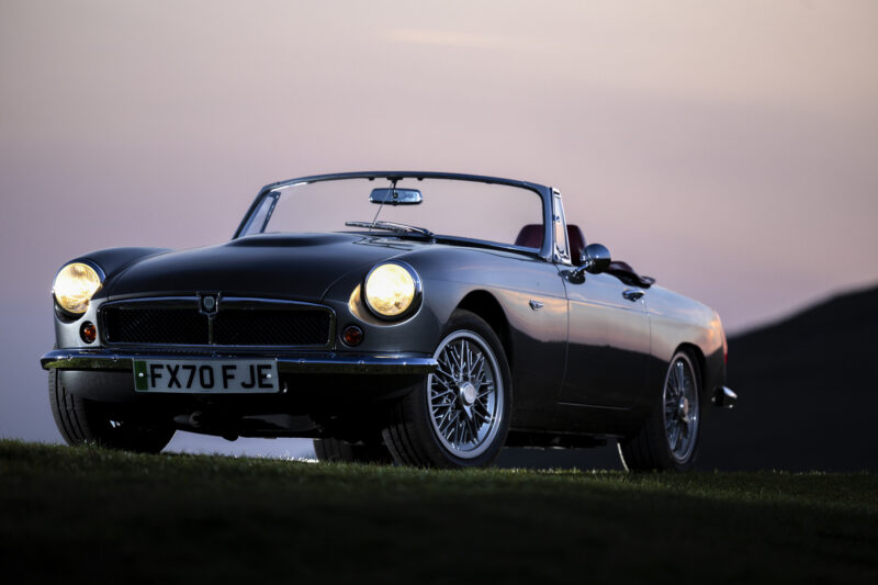 RBW, RBW MGB, MGB Roadster, roadster, ev conversion, ev classic, electric classic car, motoring, automotive, car and classic, carandclassic.co.uk, classic car, retro car, british classic,