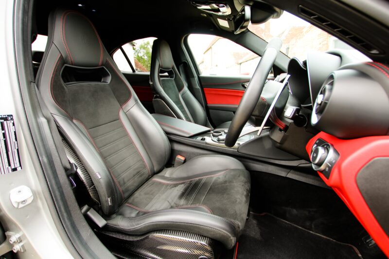 Giulia, Alfa Romeo, NRING Edition, Nurburgring Edition, Alfa Romeo Giulia Quadrifoglio NRING Edition, Alfa Romeo Giulia Quadrifoglio, Quadrifoglio, V6, turbocharged, Italian car, motoring, automotive, car and classic, car and classic auctions, Alfa Romeo Giulia Quadrifoglio NRING Edition auction, Alfa Romeo Giulia Quadrifoglio NRING Edition for sale, carandclassic.co.uk, motorsport, motoring, automotive