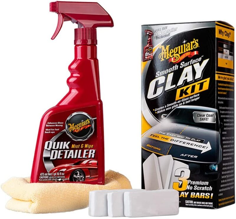 Car Clay Bar Quick Detailer Kit Auto Detailing Claybar Cleaning