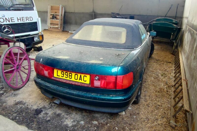 Audi, 80, Cabriolet, Audi Cabriolet, project car, restoration project, motoring, automotive, car and classic, carandclassic.co.uk, retro, classic, modern classic, '90s car, convertible