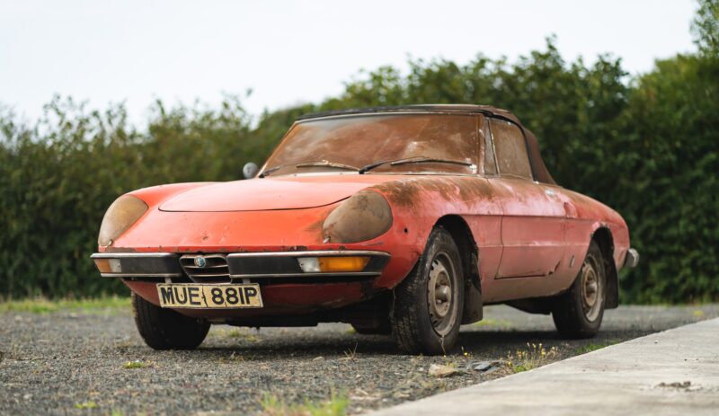1976 Alfa Romeo, Alfa Romeo Spider, Alfa, Alfa Romeo, Alfa Spider, Alfa Romeo Spider 2000 Veloce, projecr car, barn find, restoration project, alfa romeo restoration project, alfa romeo barn find, motoring, automotive, no reserve auction, car and classic, carandclassic.com, car and classic auctions, italian car, no reserve alfa romeo auction