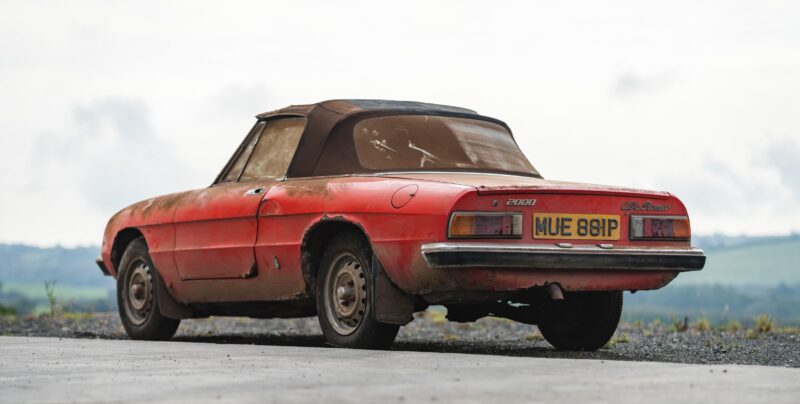 1976 Alfa Romeo, Alfa Romeo Spider, Alfa, Alfa Romeo, Alfa Spider, Alfa Romeo Spider 2000 Veloce, projecr car, barn find, restoration project, alfa romeo restoration project, alfa romeo barn find, motoring, automotive, no reserve auction, car and classic, carandclassic.com, car and classic auctions, italian car, no reserve alfa romeo auction