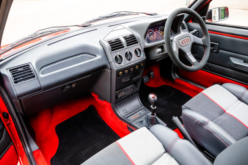tolman, 205, 205 gti, Peugeot 205, Peugeot 205GTi, Tolman Peugeot 205 GTi, hot hatch, resto mod, restomod, hot hatch restomod, custom car, modified classic, 1.9 gti, motoring, automotive, car and classic, carandclassic.com, 205 gti for sale, classic, retro, performance car,