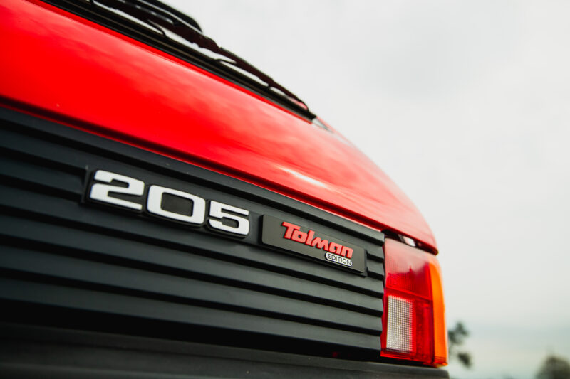 tolman, 205, 205 gti, Peugeot 205, Peugeot 205GTi, Tolman Peugeot 205 GTi, hot hatch, resto mod, restomod, hot hatch restomod, custom car, modified classic, 1.9 gti, motoring, automotive, car and classic, carandclassic.com, 205 gti for sale, classic, retro, performance car,