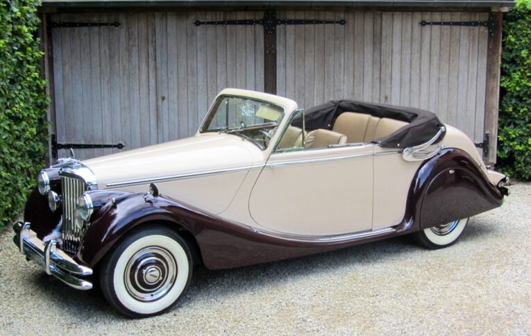 Jaguar MkV, Jaguar, MkV, Jaguar MkV DHC, classic Jaguar, Jaguar DHV, Jaguar XK120, William Lyons, classic car, retro car, post-war car, car and classic, carandclassic.com, 1949 Jaguar Mkv DHV, 1949 Jaguar, classic, retro, vintage car