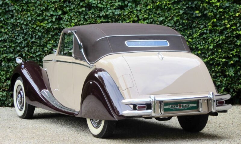 Jaguar MkV, Jaguar, MkV, Jaguar MkV DHC, classic Jaguar, Jaguar DHV, Jaguar XK120, William Lyons, classic car, retro car, post-war car, car and classic, carandclassic.com, 1949 Jaguar Mkv DHV, 1949 Jaguar, classic, retro, vintage car