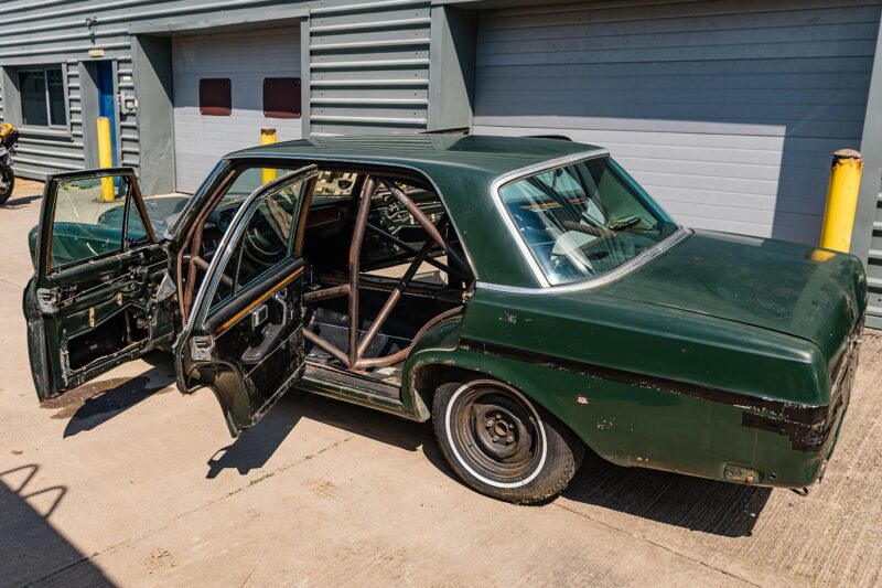 Mercedes, 300, SEL, Mercedes 300 SEL, Red Pig, racecar, project car, restoration project, motoring, automotive, car and classic, carandclassic.co.uk, retro, classic, modern classic, '70s car, Paul Bracq, V8