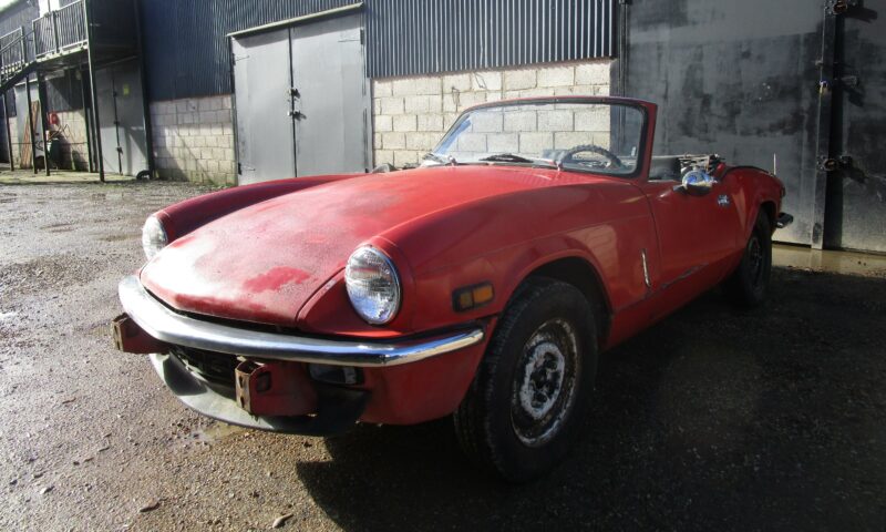 Triumph, Spitfire, Triumph Spitfire, 1500, project car, restoration project, motoring, automotive, car and classic, carandclassic.co.uk, retro, classic, classic, '70s car, British car, roadster, sports car