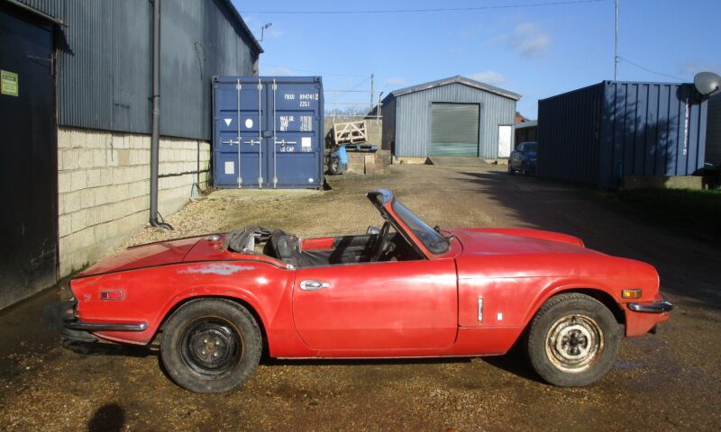 Triumph, Spitfire, Triumph Spitfire, 1500, project car, restoration project, motoring, automotive, car and classic, carandclassic.co.uk, retro, classic, classic, '70s car, British car, roadster, sports car