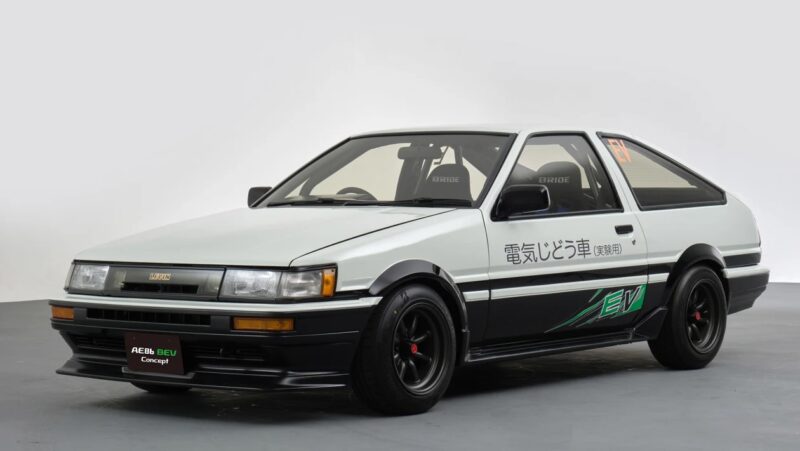AE86, Toyota, Toyota AE86, Toyota Corolla, Trueno, Levin, Initial D, hydrogen, electric, ev, electric classic, retro classic, ev conversion, hydrogen car, motoring, automotit, akio toyoda, car and classic, carandclassic.com, retro car, classic car, modified classic