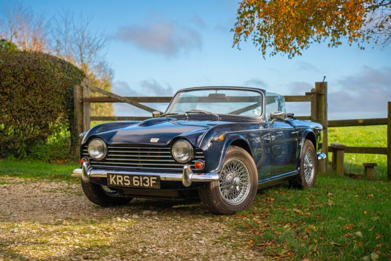 TR5, Triumph, Triumph TR5, PI, six-cylinder, car and classic, car and classic auctions, carandclassic.co.uk, motoring, automotive, British car, '60s car, auction, motoring, automotive, classic, retro, Michelotti