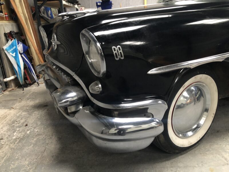 1955 Oldsmobile Super Rocket, Oldsmobile Rocket, Rocket, Rocket V8, Super V8, American car, 1955 car, classic american car, motoring, automotive, project, project car, project american car, restoration project, car and classic, carandclassic.com, retro,
