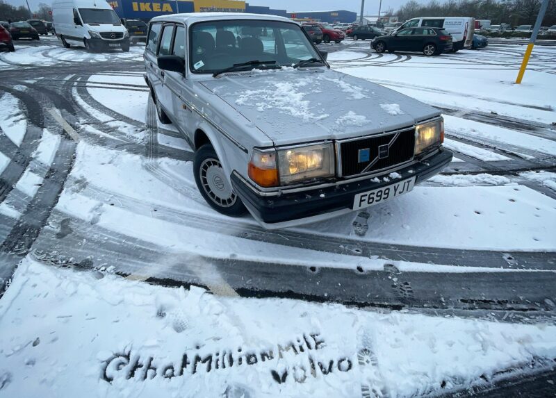 classic car, motoring, automotive, car and classic, carandclassic.co.uk, Volvo, Volvo 240, 240, Redblock, million miles, retro, '80s car, estate car, high mileage, 240GL, Brian