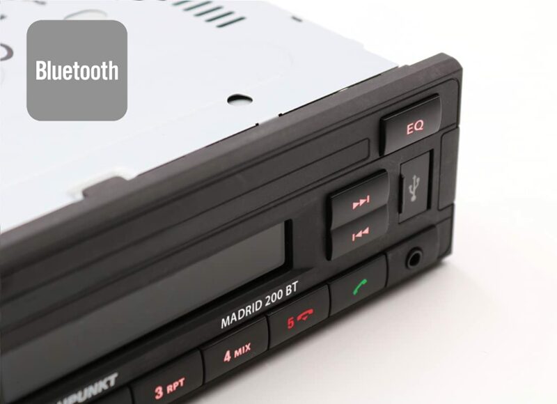 Blaupunkt, Blaupunkt Madrid, Blaupunkt Madrid 200BT, Madrid 200BT, car stereo, car stereo upgrade, car stereo system, classic car stereo, project car, in car entertainment, classic car, retro car, motoring, automotive, car and classic, carandclassic.com