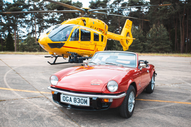 classic car, motoring, automotive, car and classic, carandclassic.co.uk, Triumph, Spitfire, Triumph Spitfire, Mark IV, Air Ambulance, competition, giveaway, '70s car, British car, charity