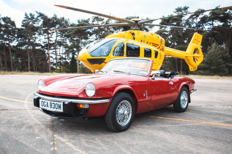 classic car, motoring, automotive, car and classic, carandclassic.co.uk, Triumph, Spitfire, Triumph Spitfire, Mark IV, Air Ambulance, competition, giveaway, '70s car, British car, charity
