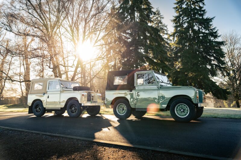 electric land rover, land rover, everrati, everrati land rover, land rover series, series IIa, resto mod, classic ev, motoring, automotive, electric car, classic car, retrocar, car and classic, carandclassic.com, 4x4, ev conversion,