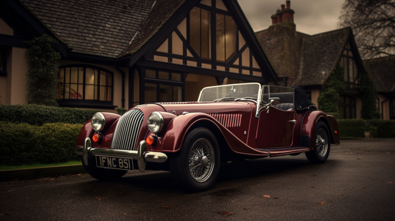 AI generated image of a Morgan Plus 4