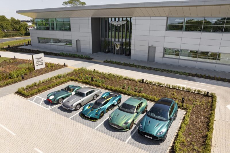 110, 110 years, 110 years of Aston Martin, Aston Martin, Silverstone, Aston Martin Aramco Cognizant, F1, Fromula 1, british grand prix, classic aston martin, motorsports, motoring, automotive, car and classic, carandclassic.com, retro, classic, vantage, vanquish, db, david brown, db5,