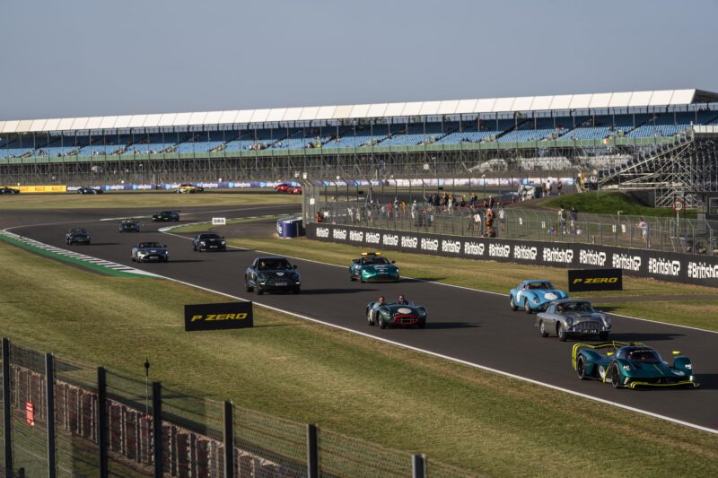 110, 110 years, 110 years of Aston Martin, Aston Martin, Silverstone, Aston Martin Aramco Cognizant, F1, Fromula 1, british grand prix, classic aston martin, motorsports, motoring, automotive, car and classic, carandclassic.com, retro, classic, vantage, vanquish, db, david brown, db5,