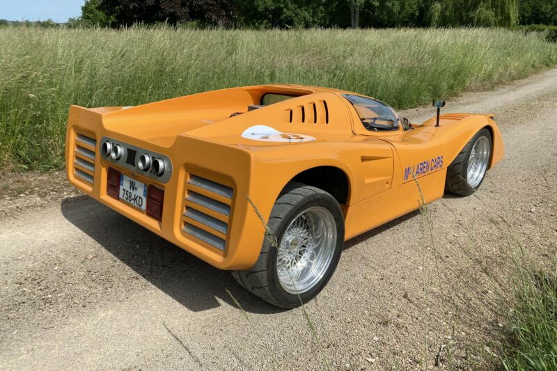 Manta Mirage, McLaren M8, McLaren, replica, sports car, race car, car and classic, car and classic auctions, carandclassic.co.uk, motoring, automotive, '70s car, auction, V8, motoring, automotive, classic, retro, Can-Am, Bruce McLaren