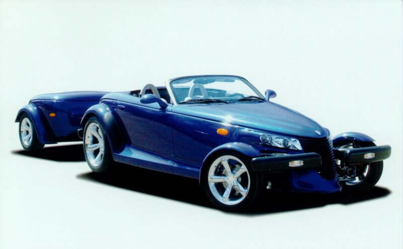classic car, motoring, automotive, car and classic, carandclassic.co.uk, retro car, car collecting, car collection, hobby, Paul Cowland, Plymouth Prowler, Dodge Viper, Chrysler, V10, V6, American car, '90s car, muscle car, roadster, concept car
