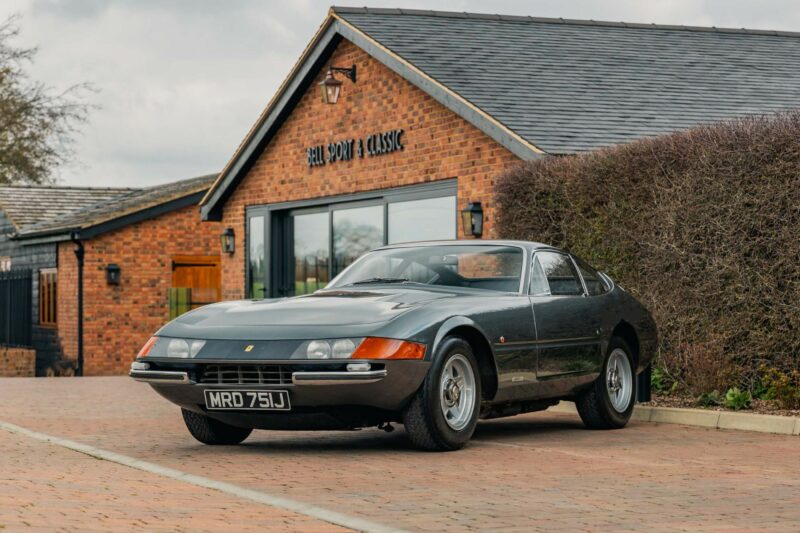 classic car, motoring, automotive, car and classic, carandclassic.co.uk, Ferrari, 365 GTB/4, V12, Ferrari Daytona, Daytona, Ferrari 365 GTB/4, '70s car, retro, Italian car, Pininfarina, Eric Clapton, famous car, Ferrari GTB4, Bell Sport and Classic