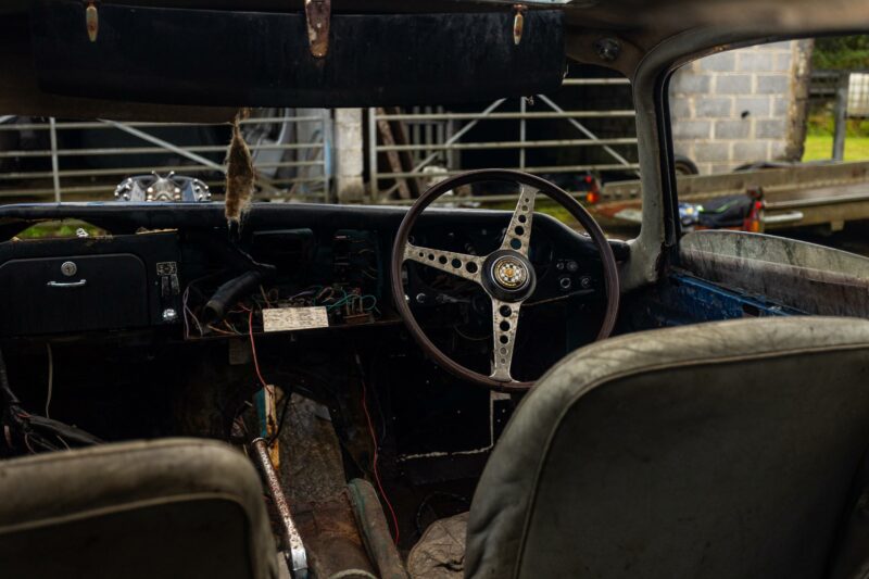 E Type FHC, Jaguar, Jaguar E Type, E Type for sale, E Type project, XK engine, 4.2 Jaguar, series 1.5 e type, classic jaguar, barn find, project, project car, restoration project, e type project, classic, retro, car and classic, carandclassic.com, car and classic auctions,